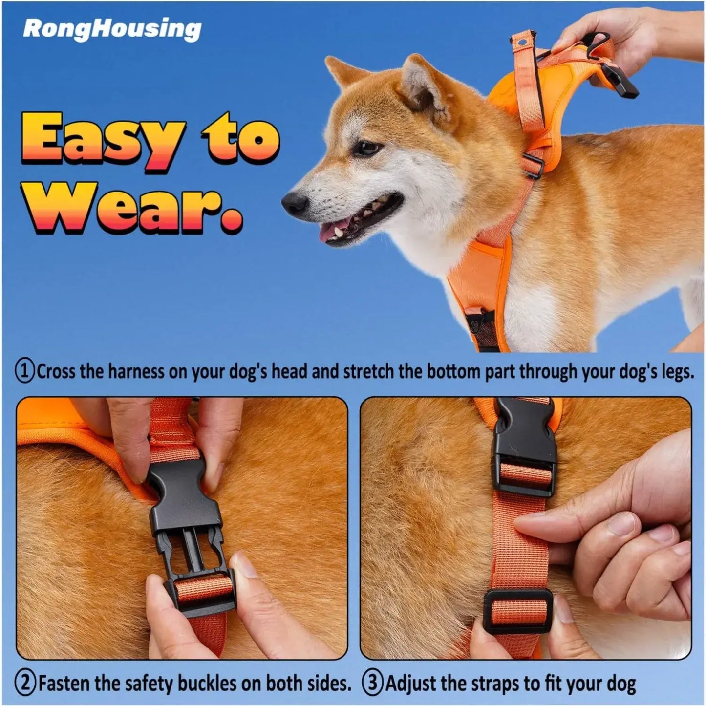 All-in-One Harness & Retractable Leash